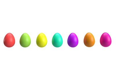 Colorful egg red pink orange yellow blue violet purple green color symbol decoration ornament easter egg april spring season rabbit chicken animal wild element object cute group happy holiday concept
