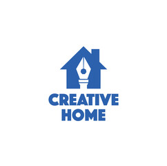 Creative home logo design real