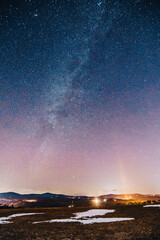 New Hampshire stars over lake 