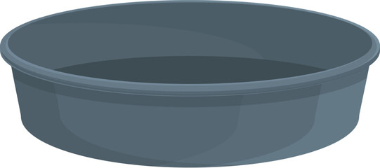 Bakeware dish icon cartoon vector. Cooking stuff. Food tin