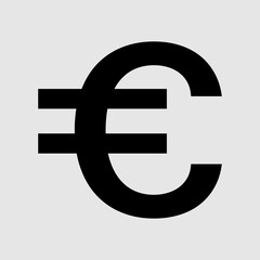 Euro Icon Vector. Simple flat symbol. trendy style illustration on white background..eps