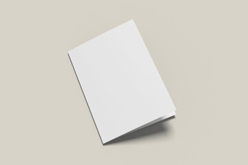 A5 Bifold Brochure Blank Mockup