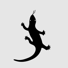 Lizard flat vector icon. trendy style illustration on white background..eps