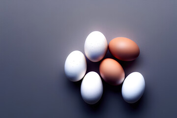 Eggs - generative AI illustration