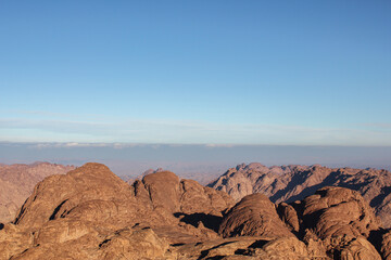 Mount Sinai is the mountain at which the Ten Commandments were given to Moses by God
