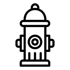 hydrant glyph icon