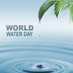Naklejka na ściany i meble World Water Day