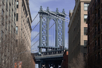 Naklejka premium All Roads leed to New York