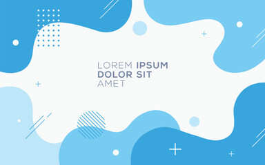 Modern vector graphic of abstract fluid background design template