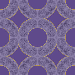 Ceramic tile pattern. Modern ornament. Geometric seamless pattern. Illustration in stained glass style. Geometric openwork. Art deco. Print for wallpaper, T-shirts, linens or wrapping, textile.