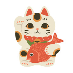 招き猫(鯛)