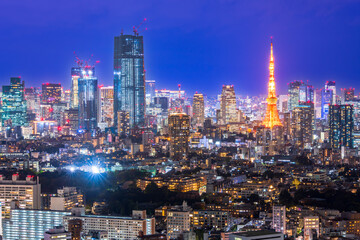 東京　六本木ヒルズからの夜景