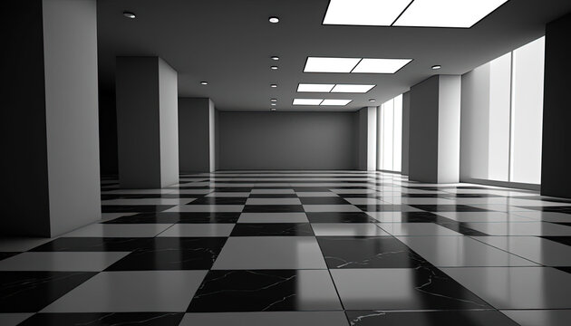 Office backrooms -AI Generated