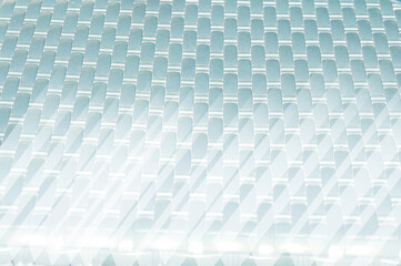 gray plastic woven background with white slanted stripes forming light