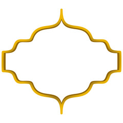 Islamic Gold Frame
