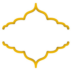 Islamic Gold Frame