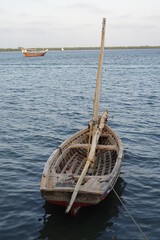 Obraz premium Kenya - Lamu Island - Lamu Town - Lamu Boats - Dhow