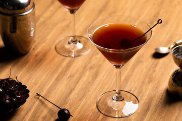 Manhattan cocktail boozy classic elegant drink