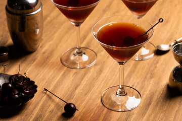 Manhattan cocktail boozy classic elegant drink