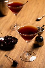 Manhattan cocktail boozy classic elegant drink