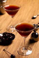 Manhattan cocktail boozy classic elegant drink