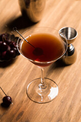 Manhattan cocktail boozy classic elegant drink
