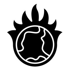 hot earth icon