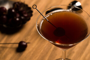 Manhattan cocktail boozy classic elegant drink