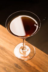 Manhattan cocktail boozy classic elegant drink