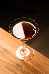 Manhattan cocktail boozy classic elegant drink