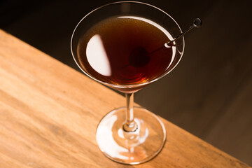 Manhattan cocktail boozy classic elegant drink
