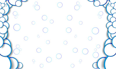 abstract blue background with bubbles