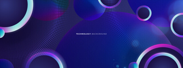 Abstract science or technology background. Graphic design. Network illustration with particle. 3D grid surface.