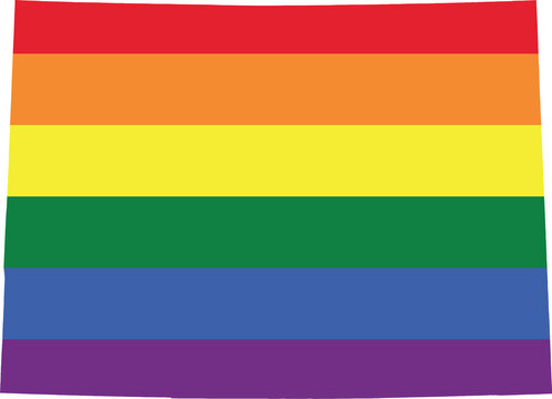colorado gay pride state map LGBTQ - PNG image with transparent background