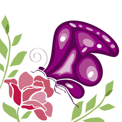 butterflies and flowers 5