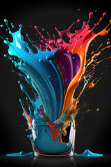 paint splashes