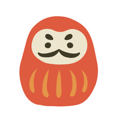 手描きのだるま