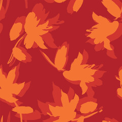 Floral Brush strokes Seamless Pattern Design