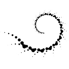 Abstract Dot Circle
