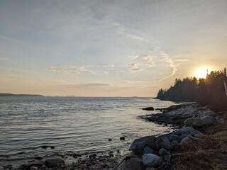 New England Beach Sunset