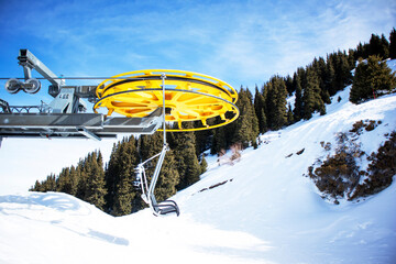 chairlift at the ski resort