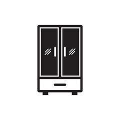 cupboard icon , cabinet icon vector
