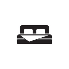 bed icon , furniture icon vector