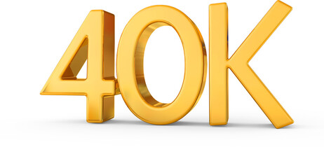 40K Follower Golden