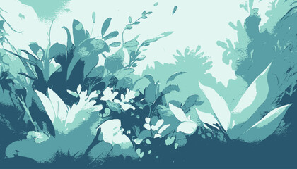 plantation abstract plant background illustration vector graphic