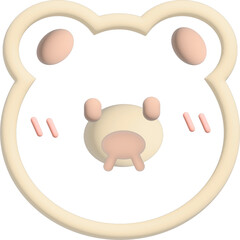 Cute Bear 3d element