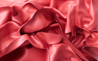 Fototapeta premium Flowing wave multilayer background, 3d rendering.