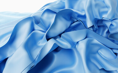 Obraz premium Flowing wave multilayer background, 3d rendering.