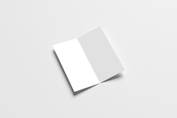 DL Bifold Blank Mockup