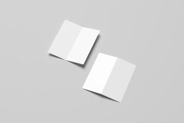 DL Bifold Blank Mockup